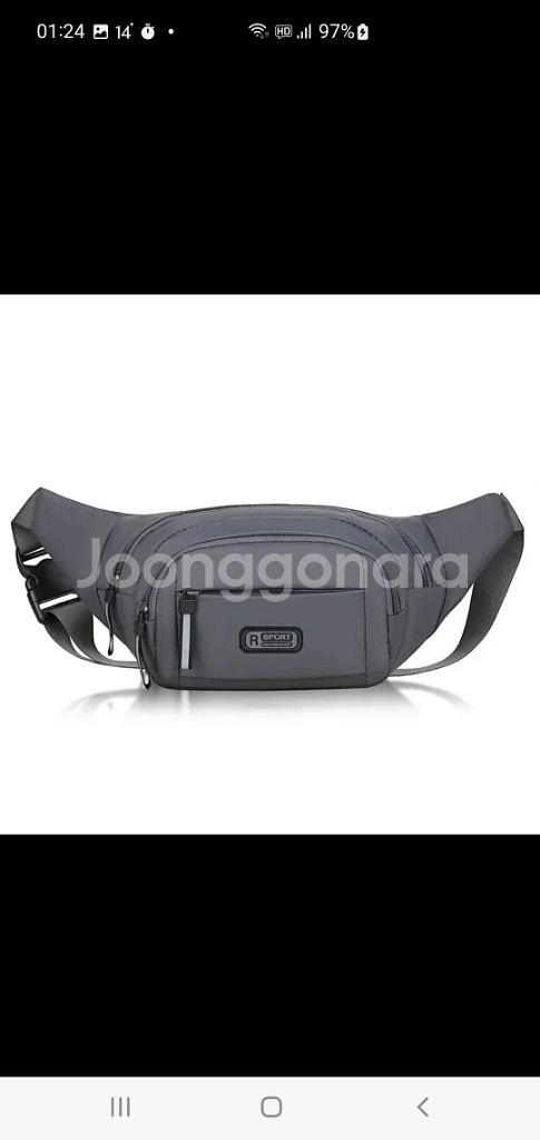 허리 힙색 아웃도어 허리가방 등산 낚시 캠핑 크로스백--0