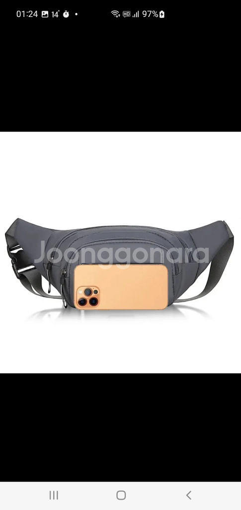 허리 힙색 아웃도어 허리가방 등산 낚시 캠핑 크로스백--5