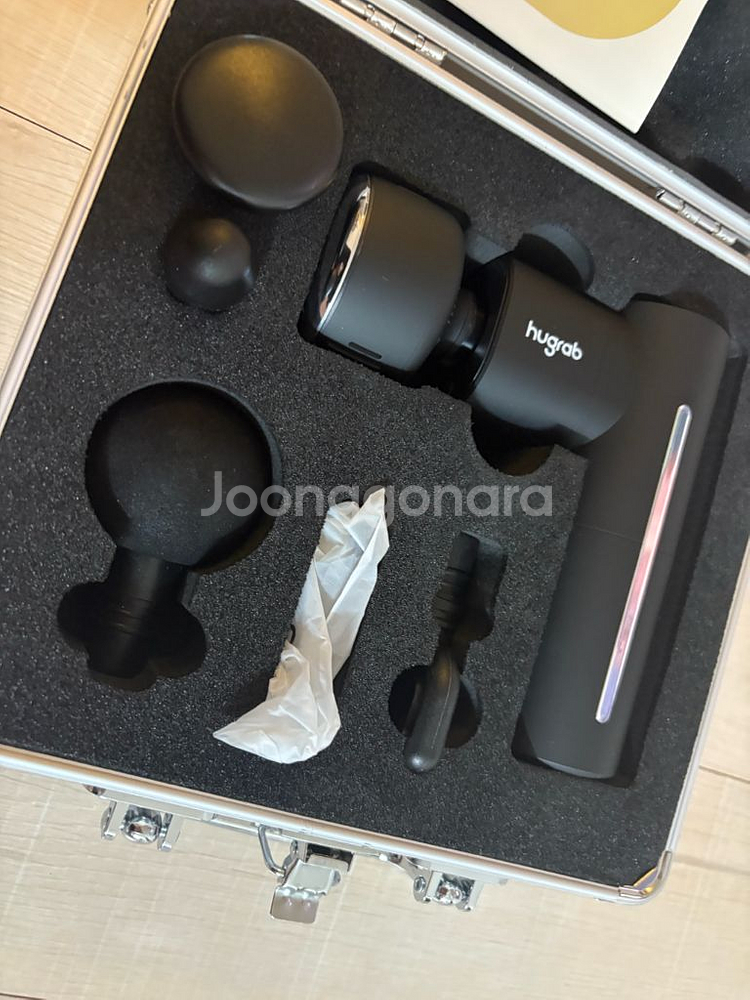 휴그랩 냉온열 마사지건 미사용 새제품 진동 무선 미니--0