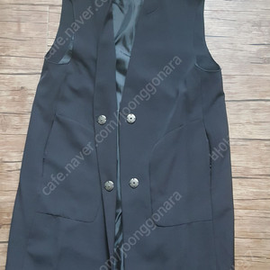 사이즈 55 66 77 롱 베스트 조끼 롱티