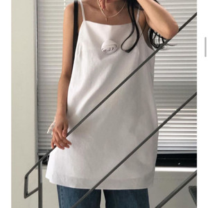 리펠러 repeller 린넨장미원피스 아이보리