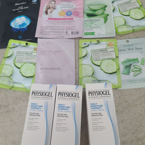 피지오겔 페이셜크림 150ml 3개+마스크팩 8장