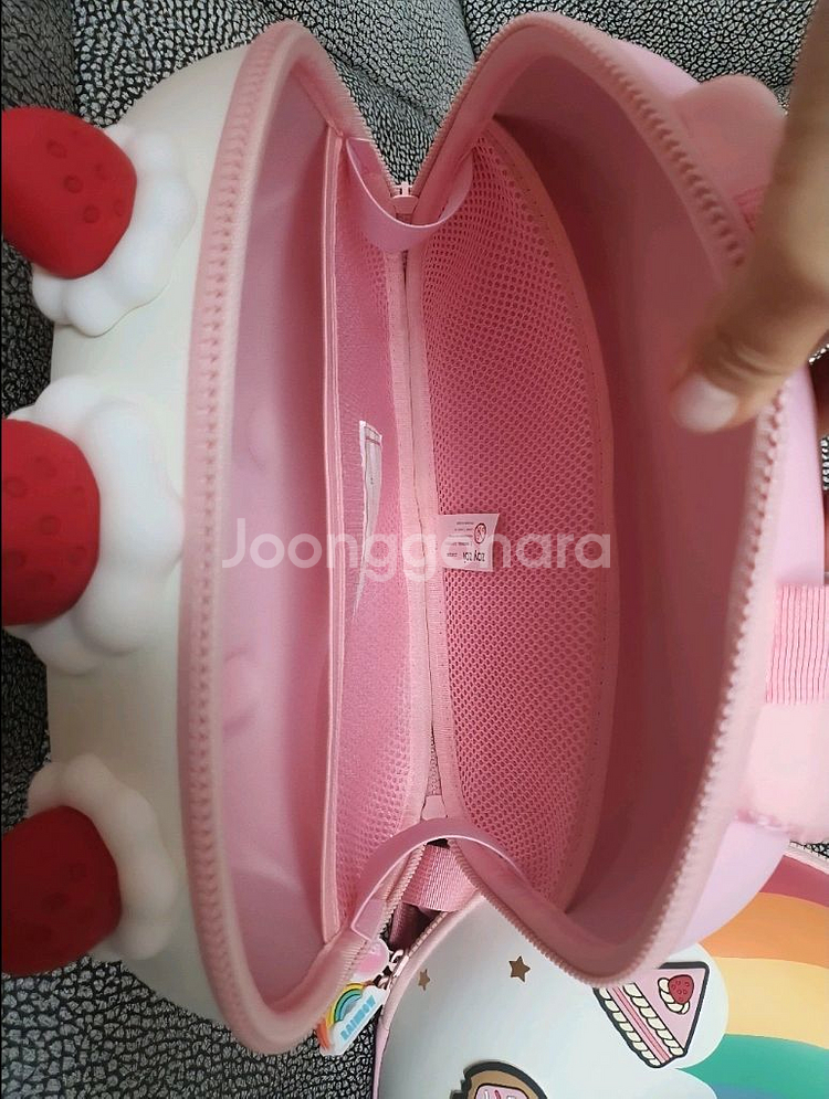 딸기케이크&도넛 아기가방2개 일괄--2