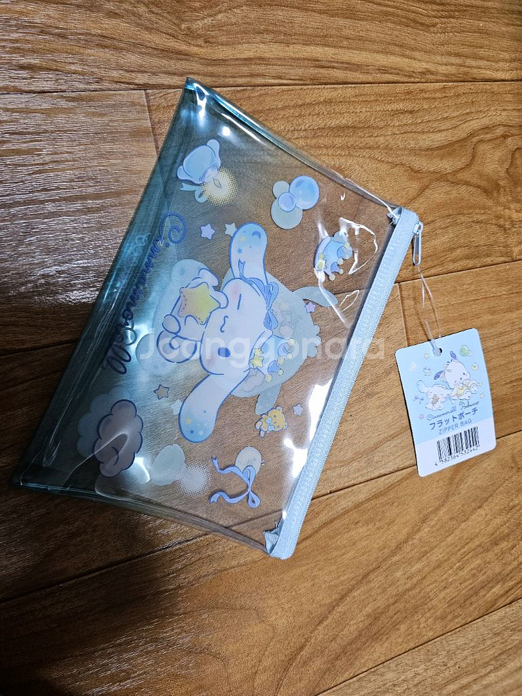 산리오 포차코 시나모롤 양면 파우치 1개새것--0