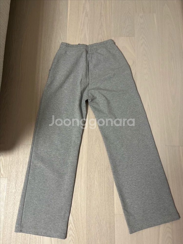 블랙업 비엔트 와이드 밴딩 팬츠 그레이(숏/s)--1