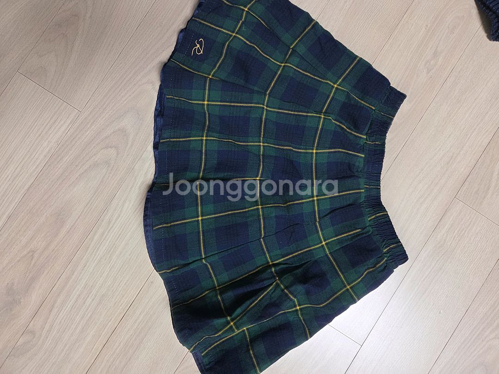 로아앤제인 체크 치마 145--0