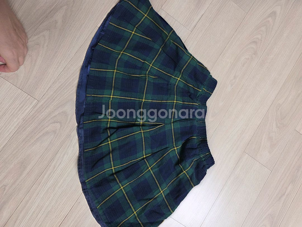 로아앤제인 체크 치마 145--2