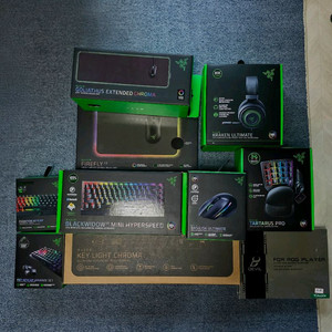 Razer 각종 주변기기 팝니다 내용봐주세요~