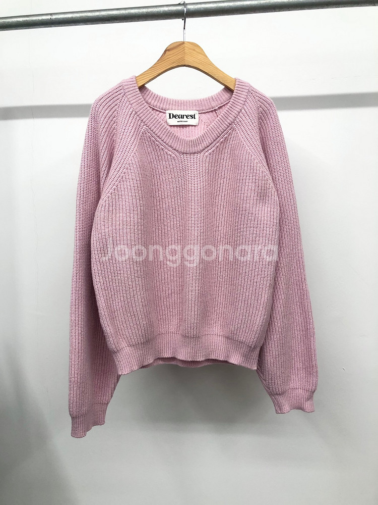 디어리스트 메이비베이비 라일락 니트 F--0