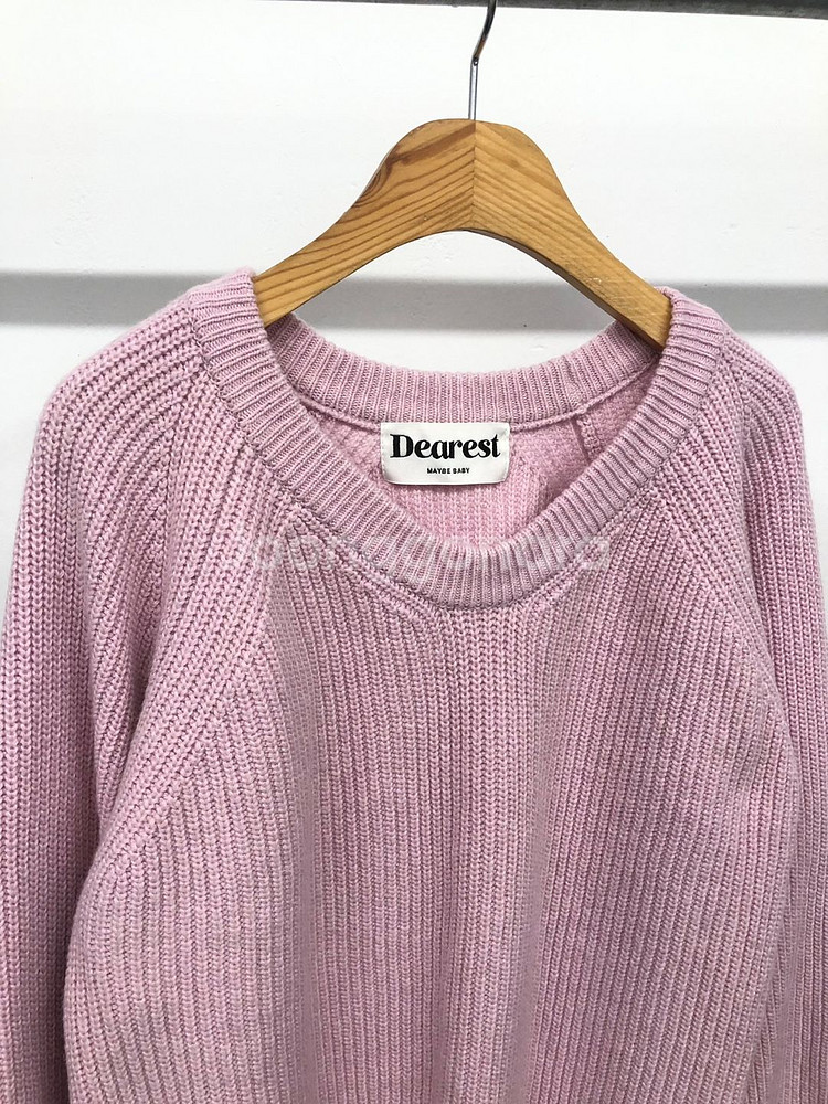 디어리스트 메이비베이비 라일락 니트 F--2