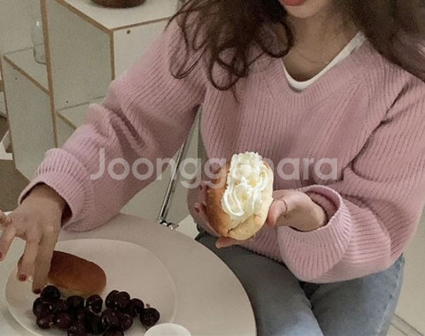 디어리스트 메이비베이비 라일락 니트 F--5