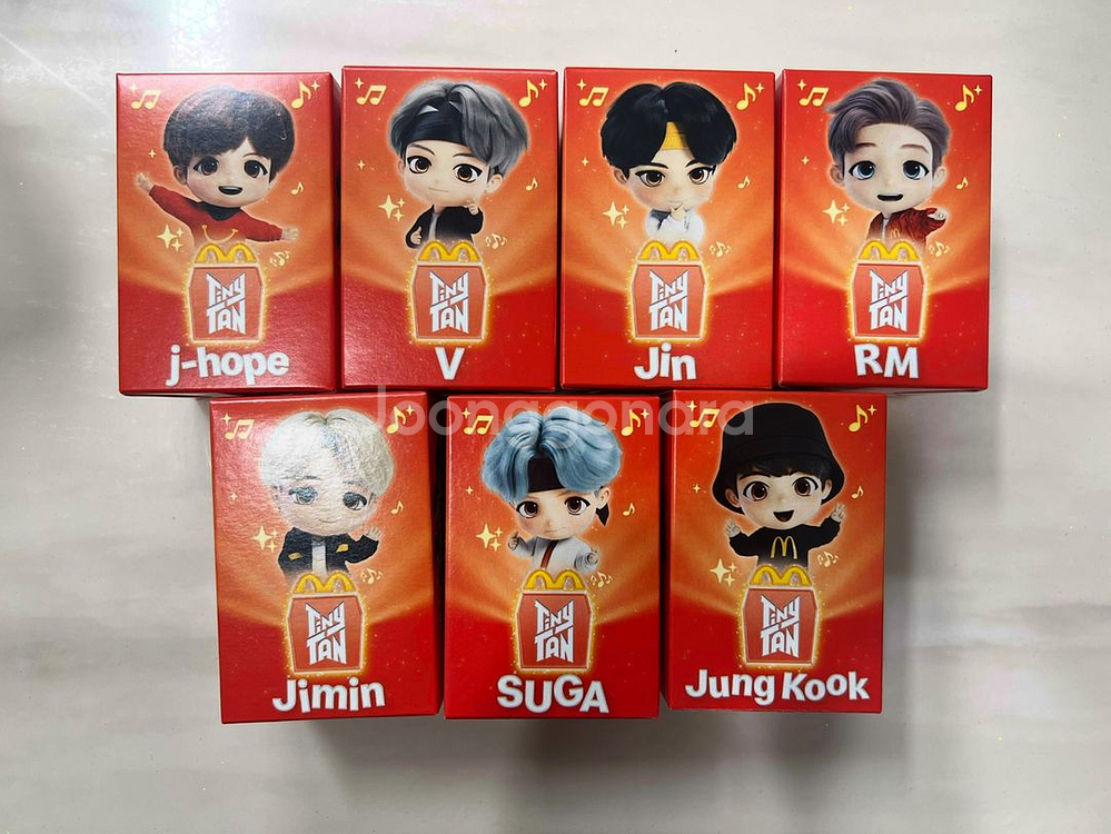 맥도날드 BTS 2차 앵콜 에디션 7종 팝니다--0