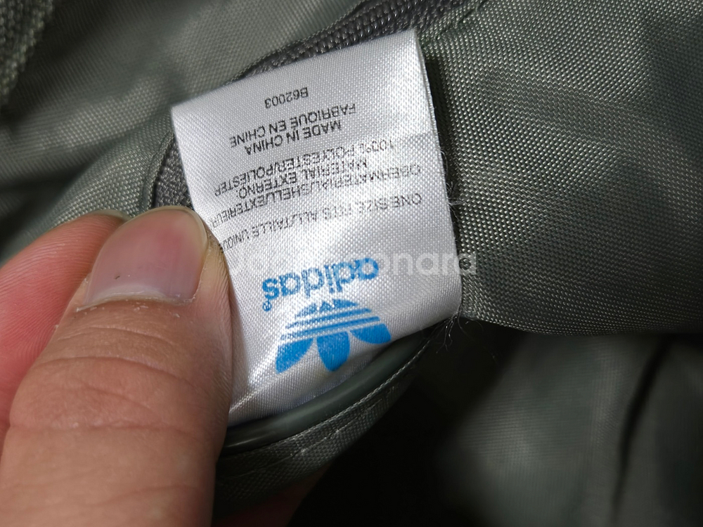 아디다스 파이어버드 로고 빈티지 백--5