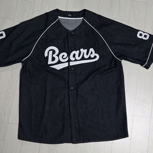 두산베어스 스파오 콜라보 데님 자켓 M 사이즈