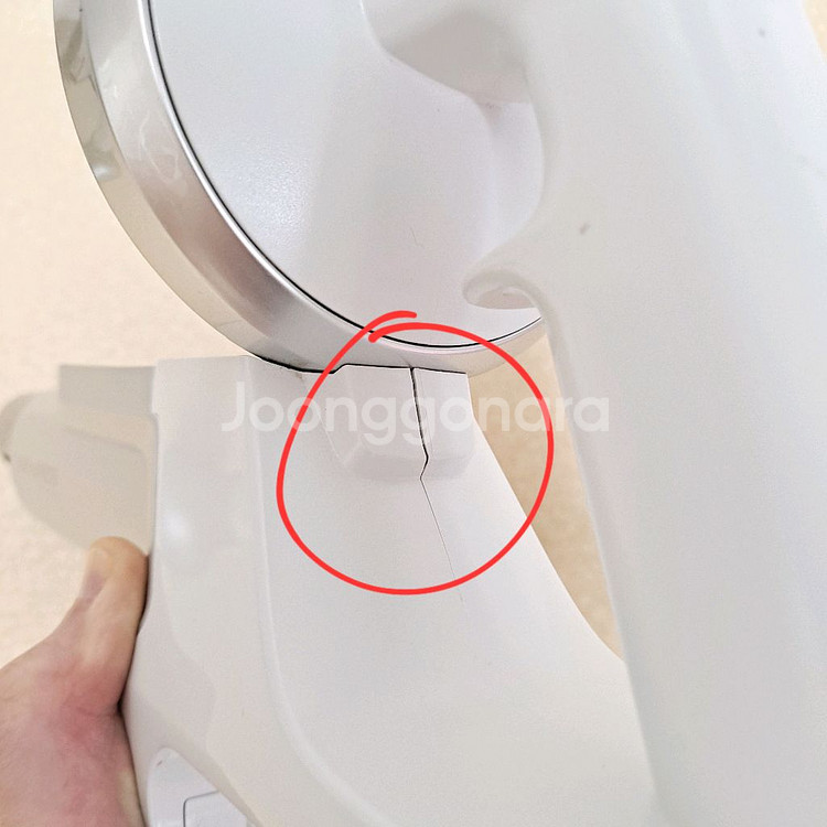 삼성제트 메인바디 본체만 정상작동 크랙있음 청소기부품용--2