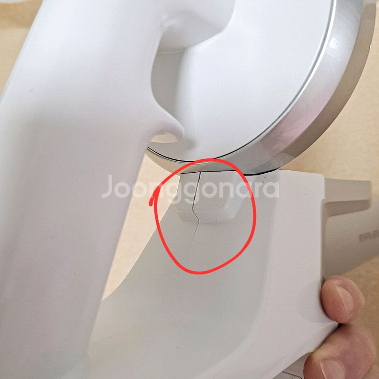 삼성제트 메인바디 본체만 정상작동 크랙있음 청소기부품용--3