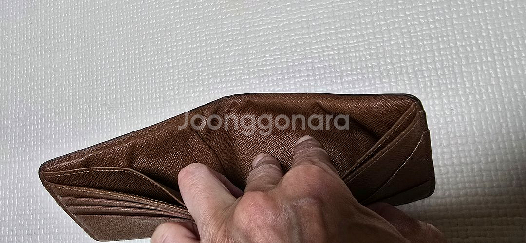 루이비통 모노그램 멀티플 반지갑 정품--9