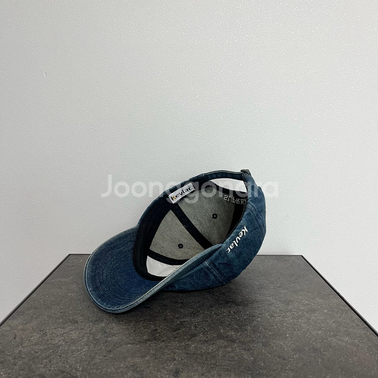 슈프림 케블라 데님 인디고 에스로고 S로고 볼캡 모자--5