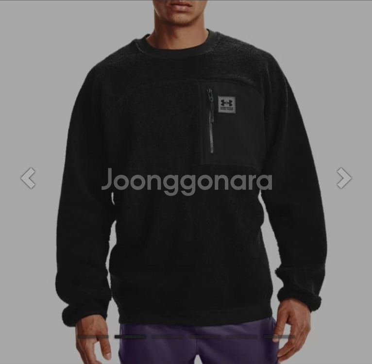 언더아머 후리스 맨투맨--0