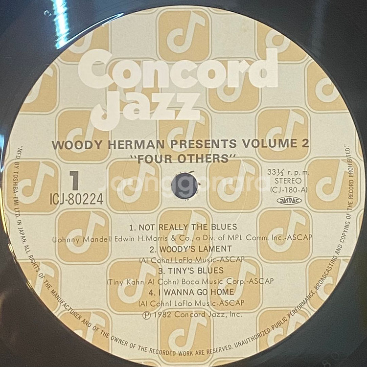 (LP-JAZZ/일본수입반) Woody Herman(우--3