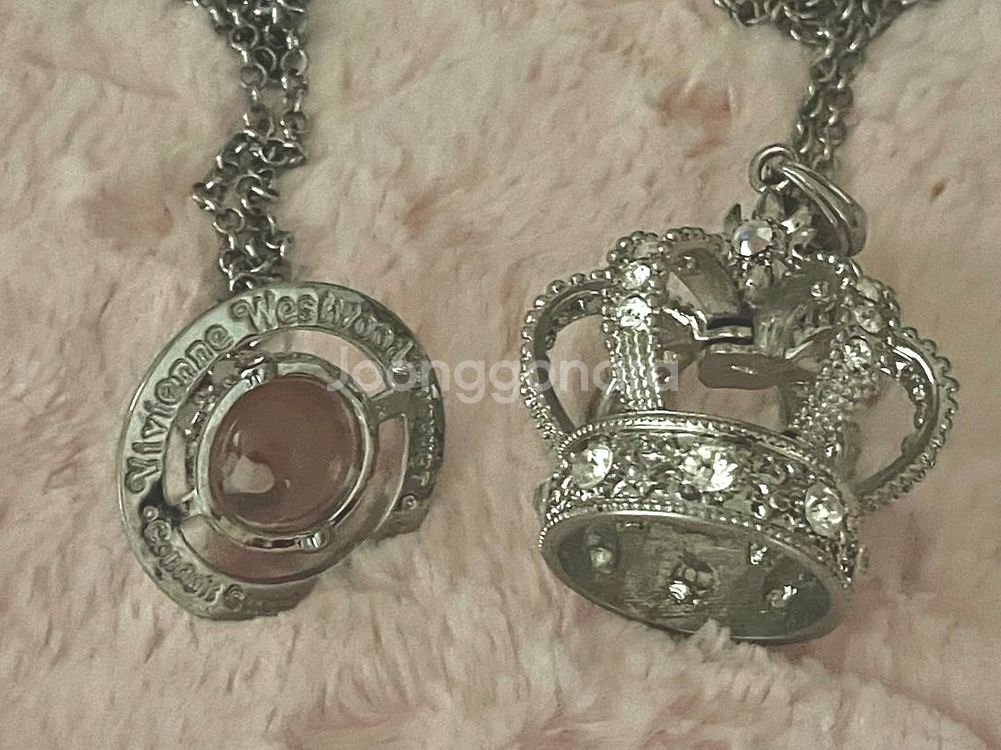 비비안 웨스트우드 빅 ord 리프 크라운 목걸이 일괄--1