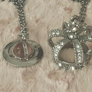 비비안 웨스트우드 빅 ord 리프 크라운 목걸이 일괄