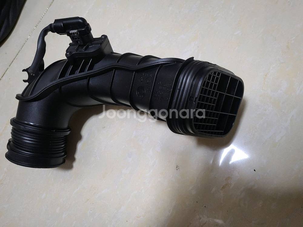 BMW f10 N47 엔진 에어 인테이크 호스+센서--1