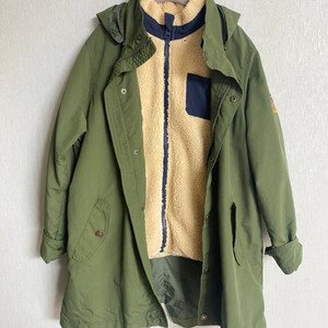 상태최상]미키하우스 더블비 야상 바람막이 2way