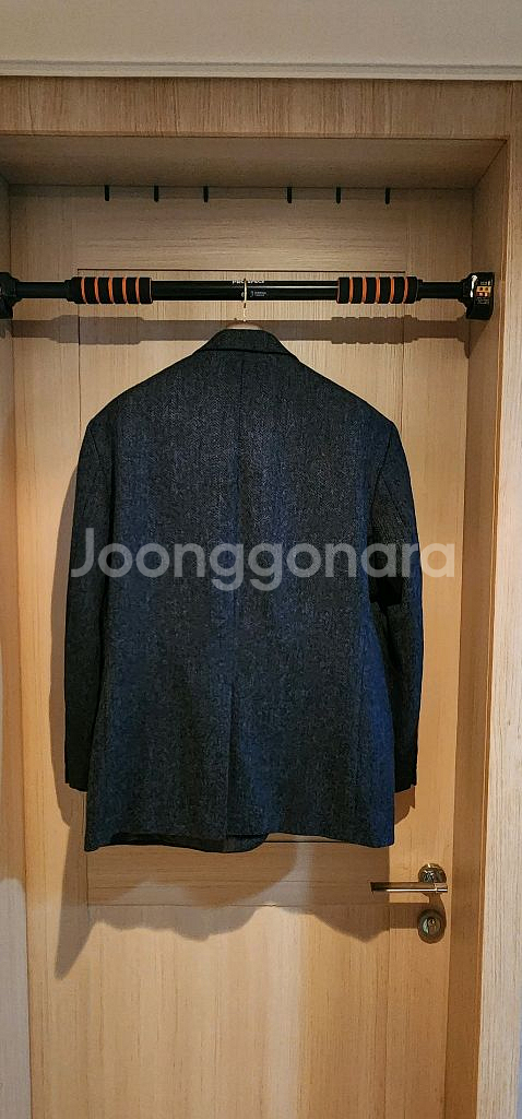 네이비 헤링본 트위드 자켓 3XL~4XL--1