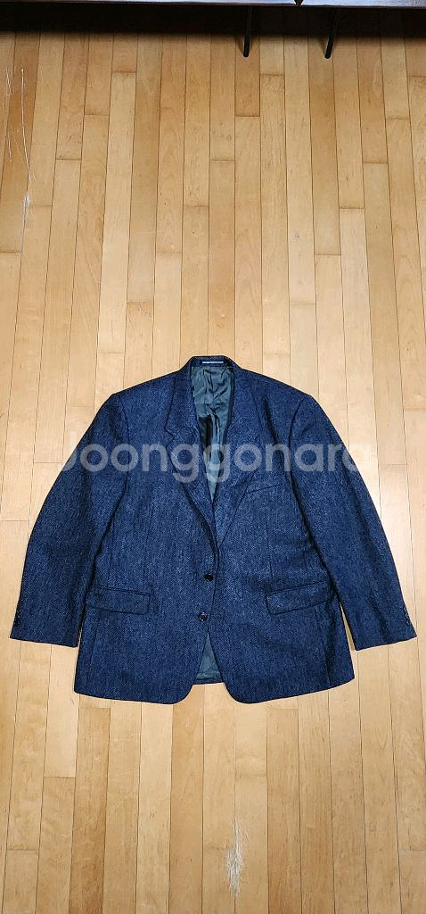 네이비 헤링본 트위드 자켓 3XL~4XL--3