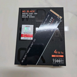 [판매] SN850X 4TB SSD