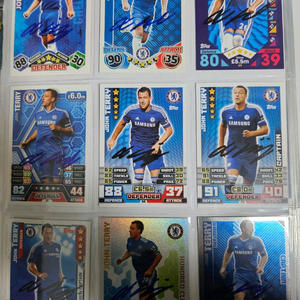 첼시 선수들 친필싸인 카드 판매 (1/2)