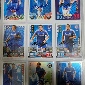 첼시 선수들 친필싸인 카드 판매 (1/2)