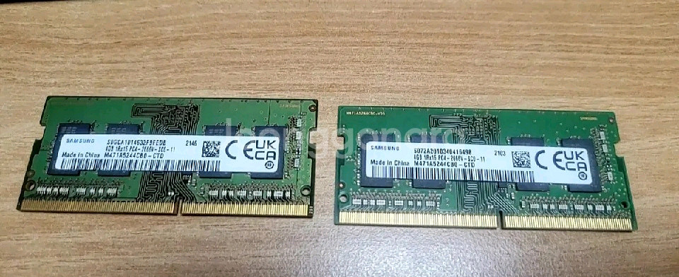 삼성 ddr4 노트북램 4g x 2--0