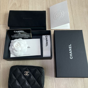 샤넬 지퍼돌이 은장