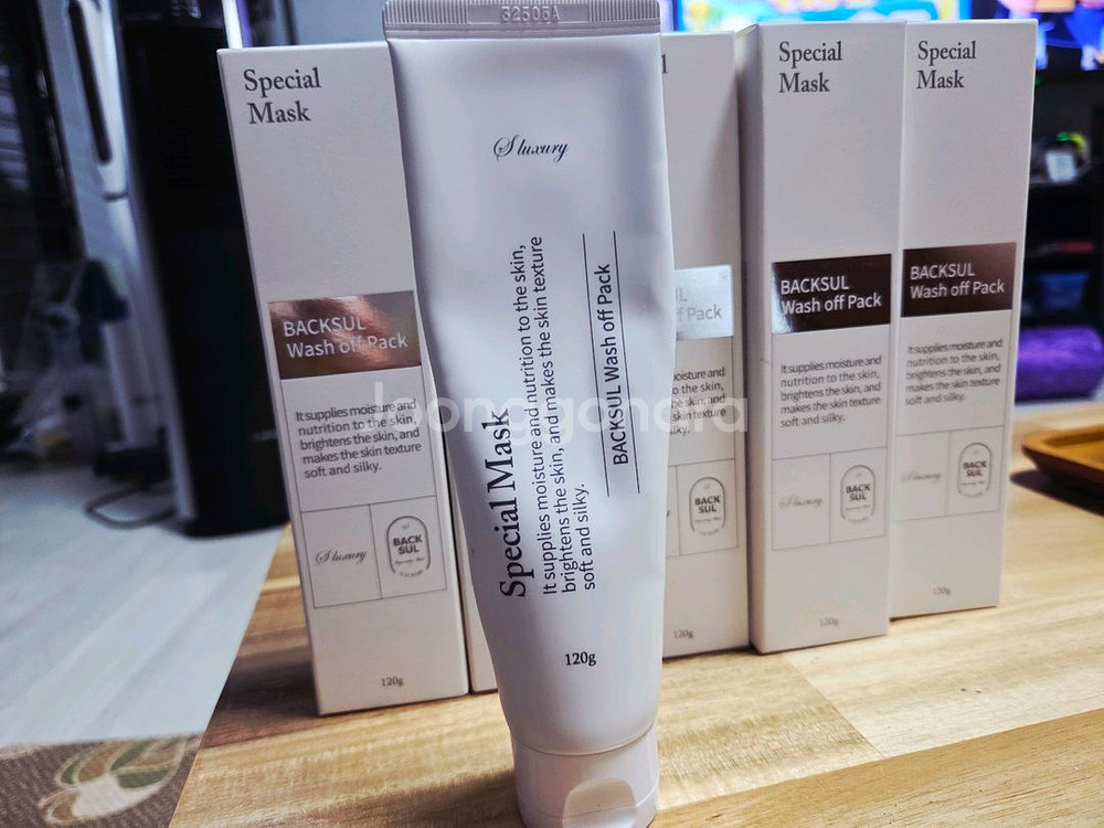 더에스럭셔리 백설 스페셜워시오브팩 100ml 2개--1