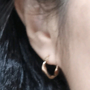 14k 할로우 귀걸이 새상품