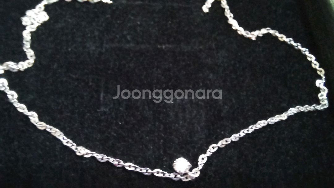 18k5푼줄 1부천연다이아목걸이 새상품--1