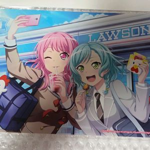 뱅드림 로손 폰타 카드+아크릴보드 히나 아야