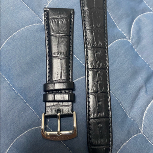시티즌 정품 가죽 스트랩 블랙 22mm 싸게 팝니다.