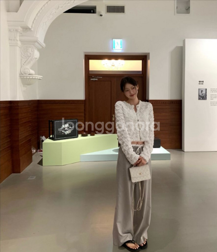 르플레인 뉴 소조팬츠 연그레이 롱버전--2