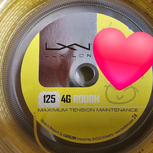 테니스 거트 럭실론 4G 러프 125 / 200M
