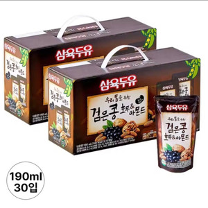 삼육두유 검은콩 호두&아몬드 30팩