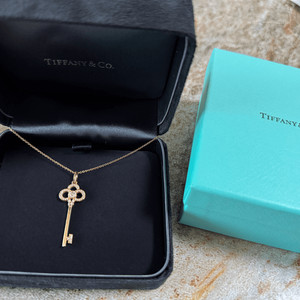 [정품] 티파니 크라운 키 M 목걸이 (펜던트+체인) 이미지