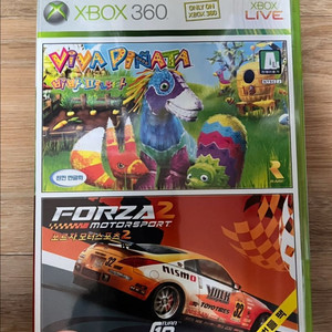 XBOX360 비바 피냐타 포르자 모터스포츠2 한글