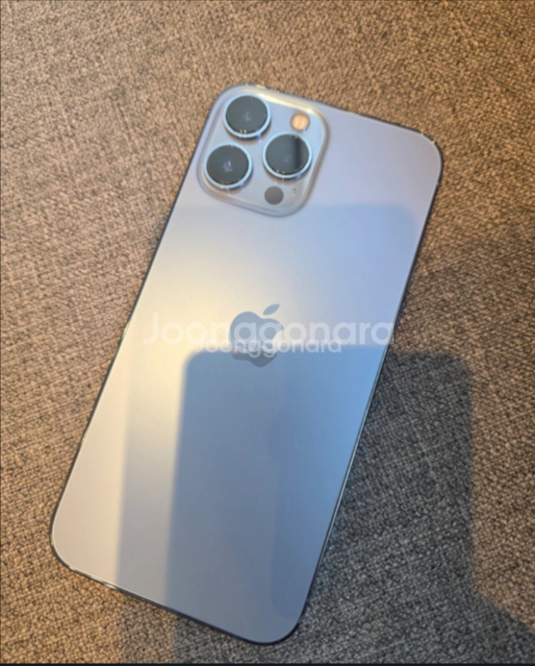 아이폰 13프로맥스 블루색상 128gb--1