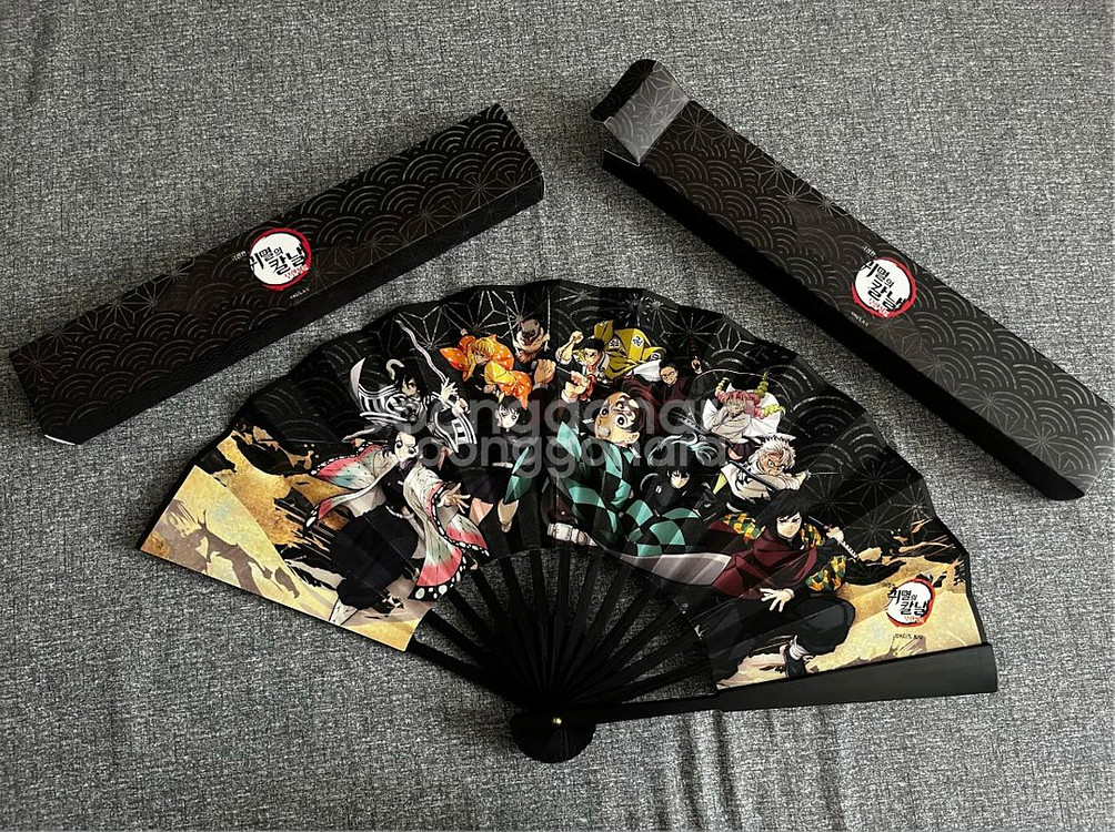 CGV 귀멸의 칼날 부채 굿즈 (미개봉 있어요)--0