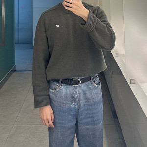 셀린(celine) 울캐시미어 크루넥 니트(XL)