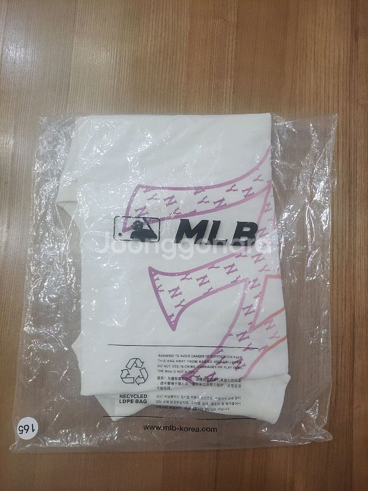MLB 뉴욕 양키스 반팔티 165 아이보리(새상품)--3