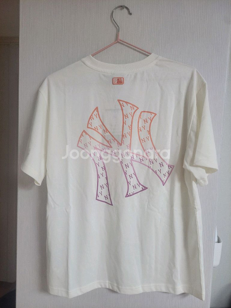 MLB 뉴욕 양키스 반팔티 165 아이보리(새상품)--1